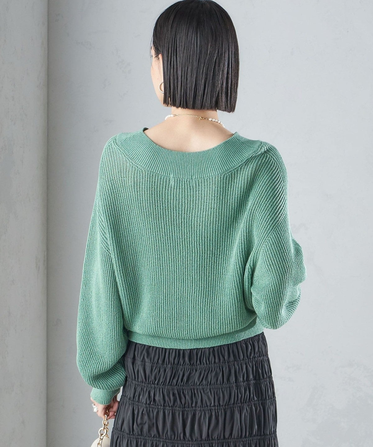 〈手洗い可能〉ペーパー コットン プルオーバー 24SS