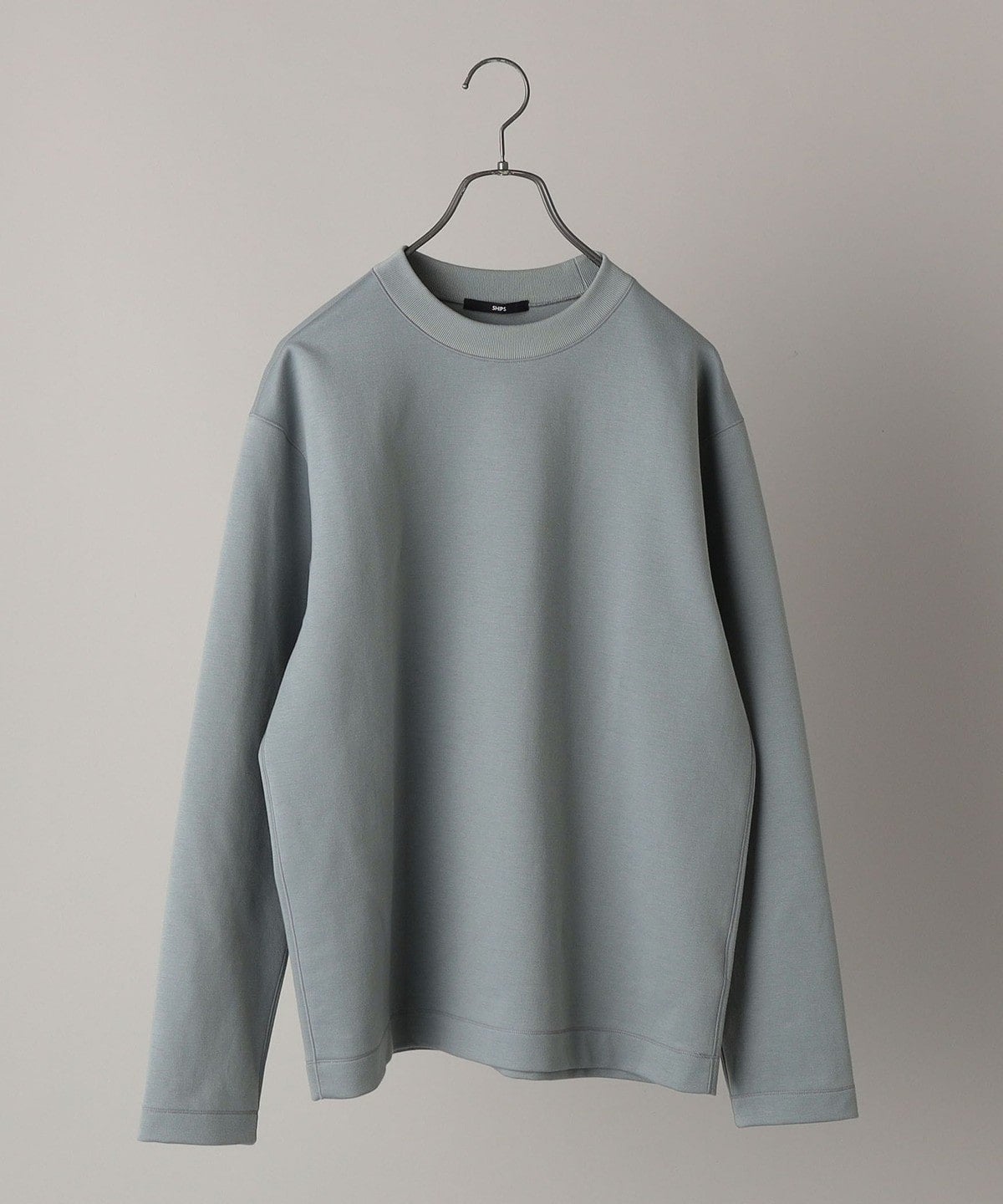 SHIPS:  ハイゲージ クルーネック ダンボールニット 長袖Tシャツ