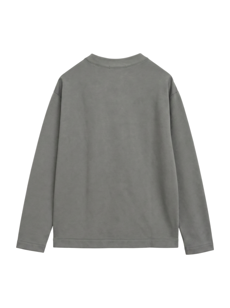 SHIPS:  ハイゲージ クルーネック ダンボールニット 長袖Tシャツ