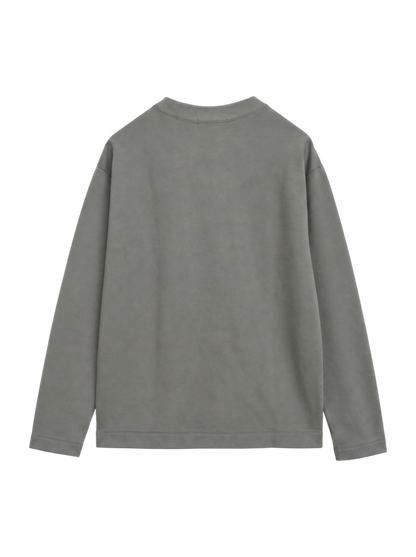 SHIPS:  ハイゲージ クルーネック ダンボールニット 長袖Tシャツ
