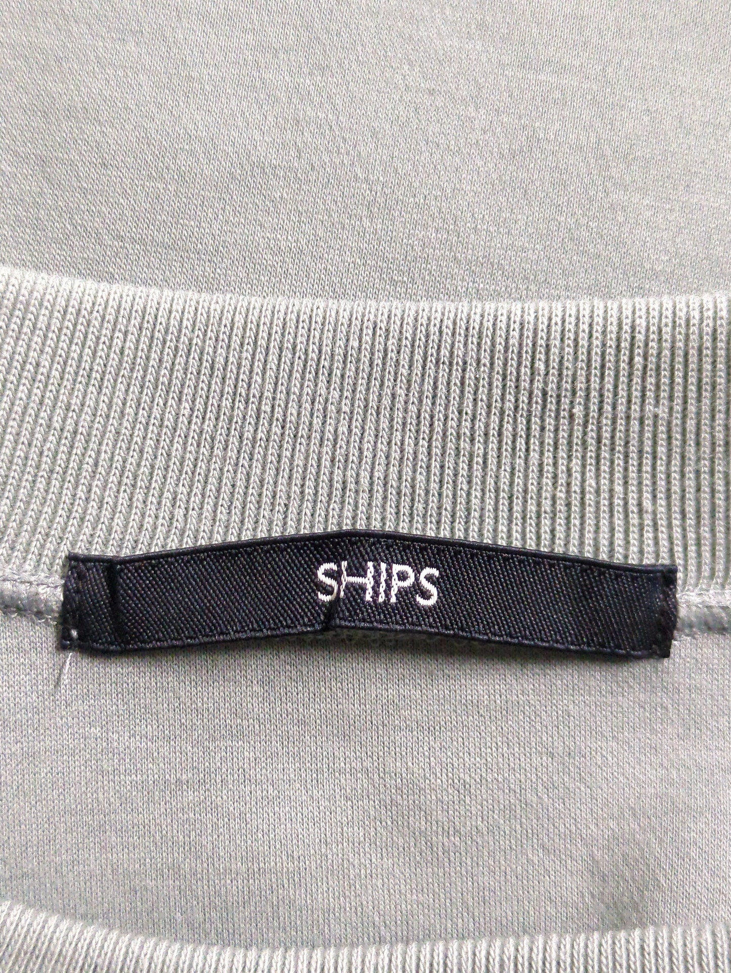 SHIPS:  ハイゲージ クルーネック ダンボールニット 長袖Tシャツ