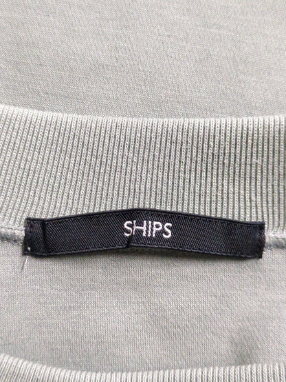 SHIPS:  ハイゲージ クルーネック ダンボールニット 長袖Tシャツ