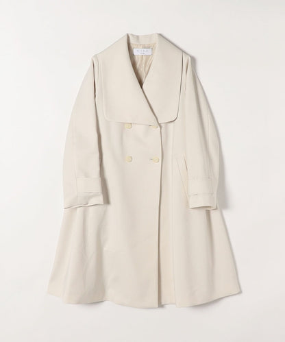SHIPS any: ドライツイル ショールカラー Aライン コート［NAVY BLUE］