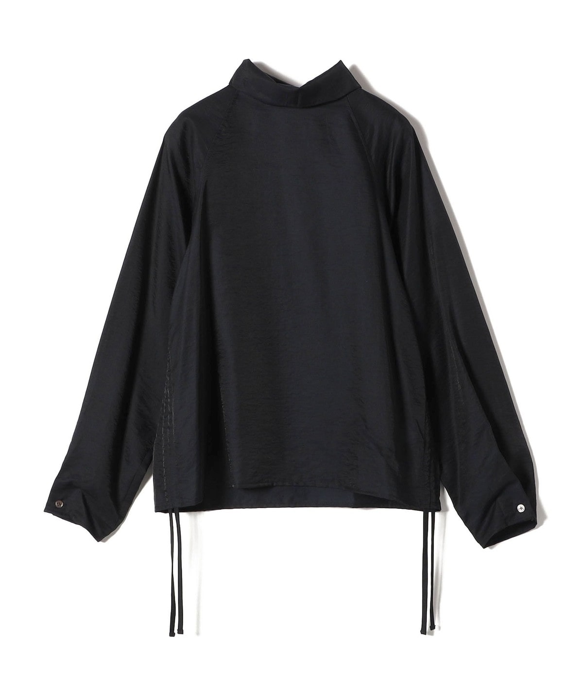 【WEB限定】〈洗濯機可能〉シアー ハイネック 2WAY ブラウス