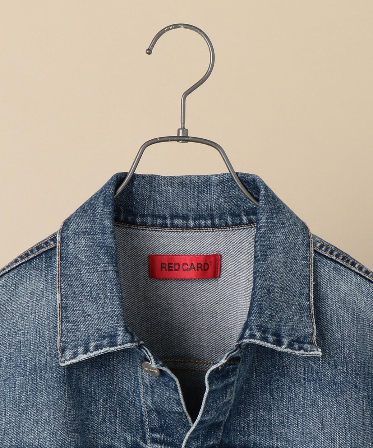 RED CARD×SHIPS: 別注 ストレッチ デニム ジャケット