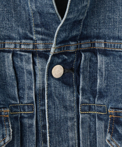 RED CARD×SHIPS: 別注 ストレッチ デニム ジャケット