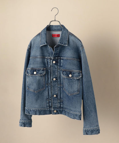 RED CARD×SHIPS: 別注 ストレッチ デニム ジャケット