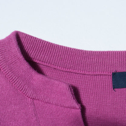 〈手洗い可能〉オーガニックコットンシルクカーディガン