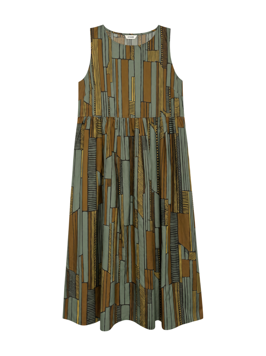 GLAZIK:BATIK NO/S DRESS