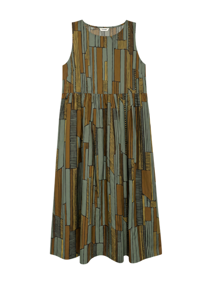 GLAZIK:BATIK NO/S DRESS