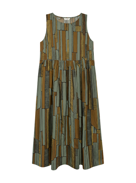 GLAZIK:BATIK NO/S DRESS