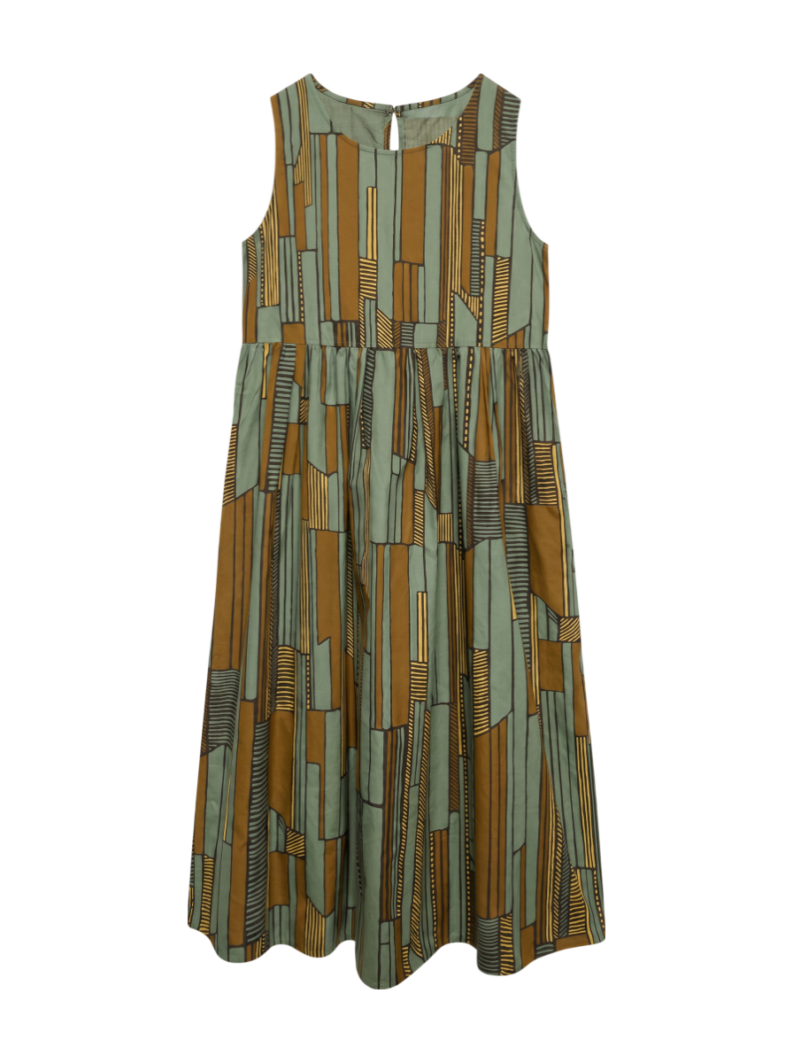 GLAZIK:BATIK NO/S DRESS