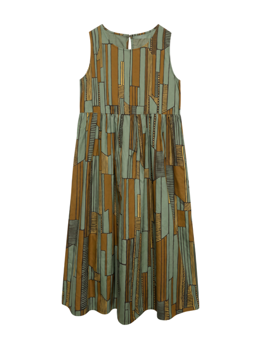GLAZIK:BATIK NO/S DRESS