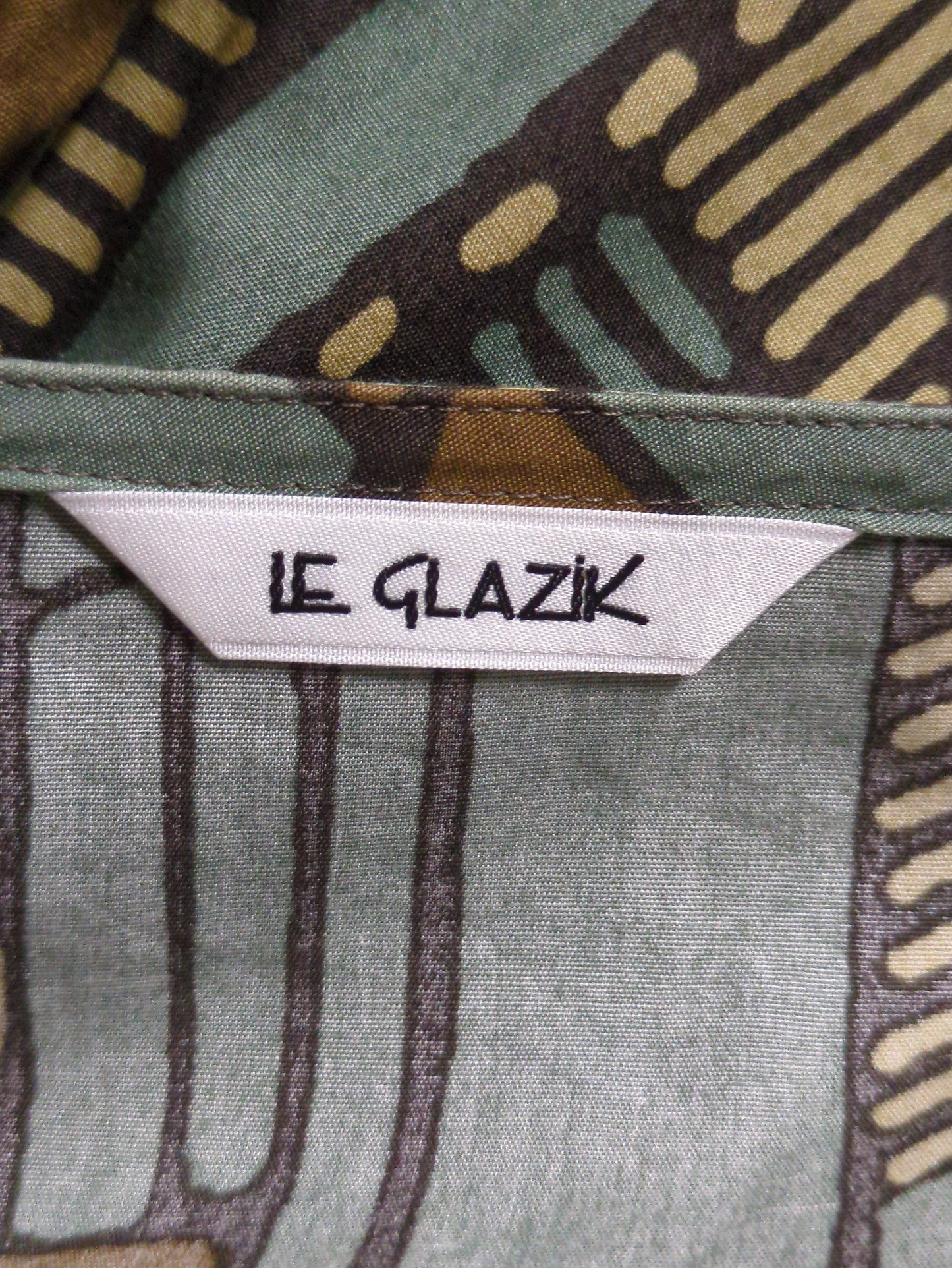 GLAZIK:BATIK NO/S DRESS