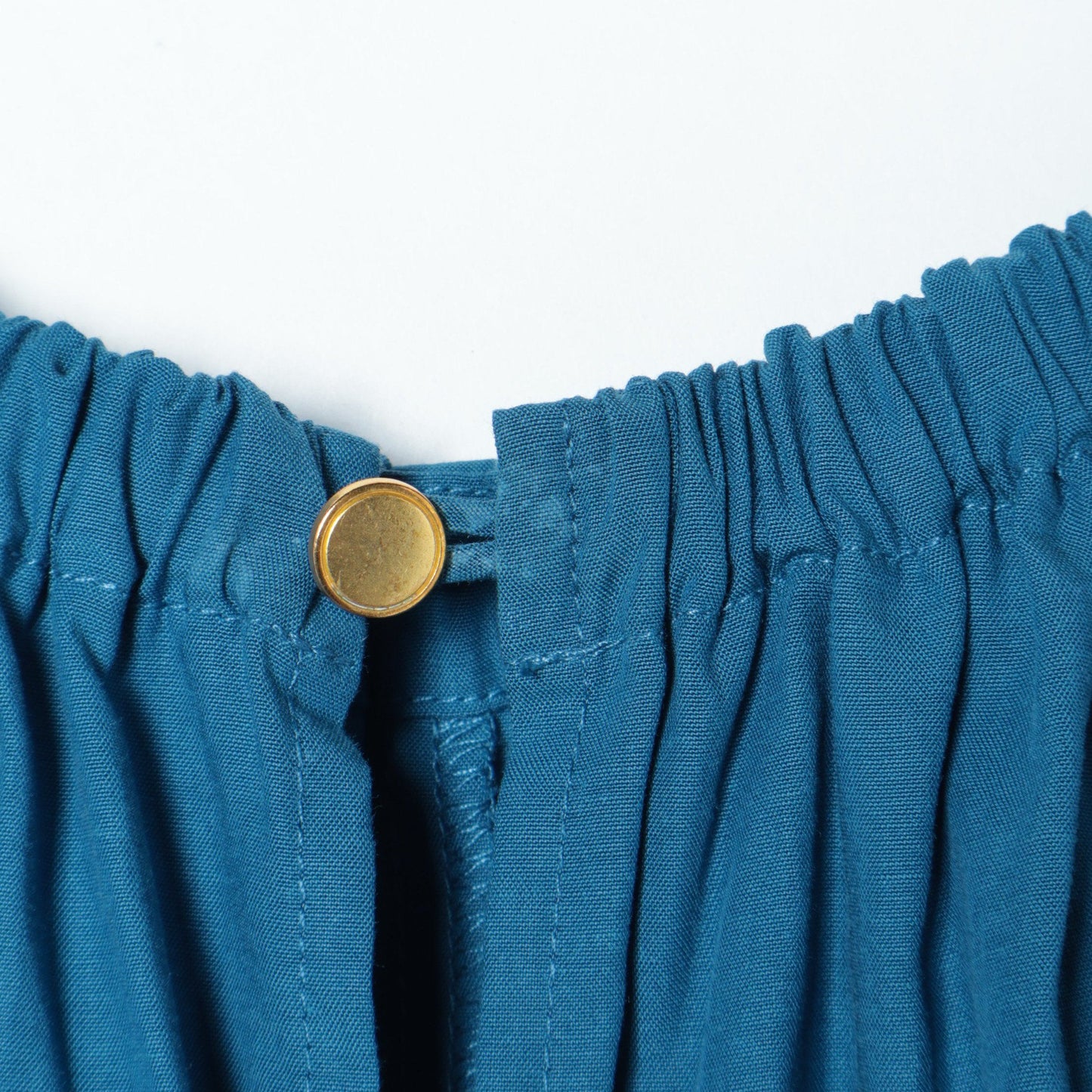 〈洗濯機可能〉ネック ギャザー オールインワン