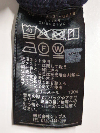 【WEB限定】〈洗濯機可能〉2WAY フラワー ジャカード ハーフ ジップ プルオーバー
