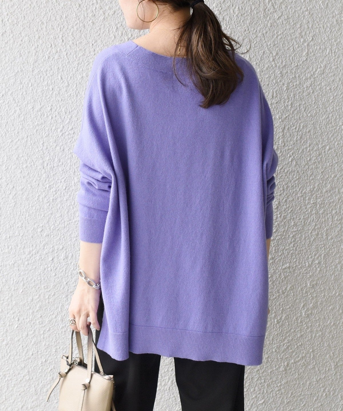 〈手洗い可能〉ケアフリーVネックプルオーバー