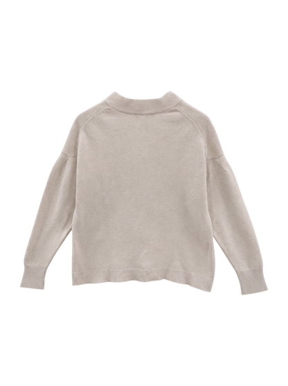 ウールカシミヤVネックカーディガン