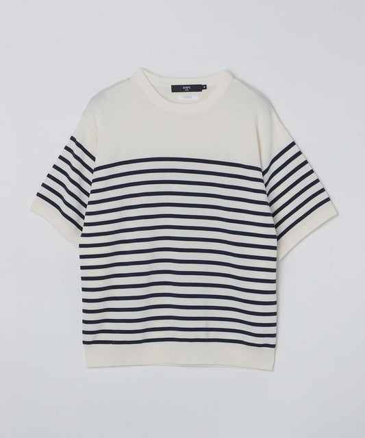 SHIPS Colors:〈手洗い可能〉12G クルーネット ニット TEE