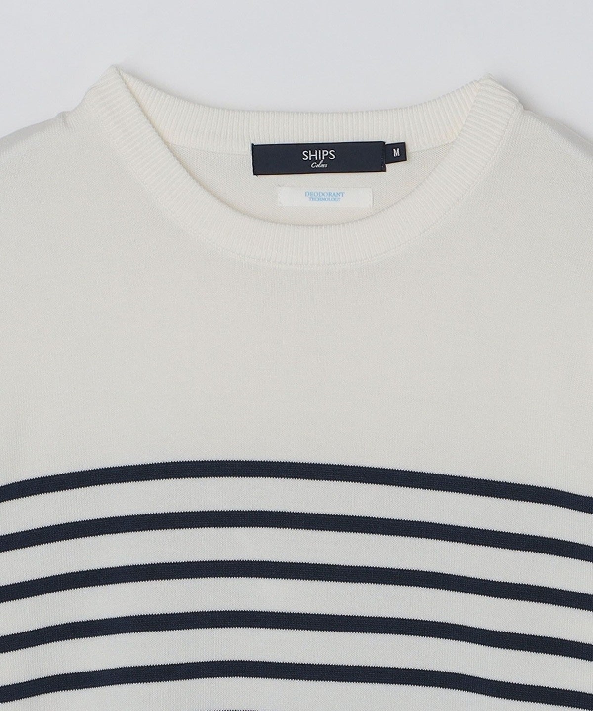 SHIPS Colors:〈手洗い可能〉12G クルーネット ニット TEE