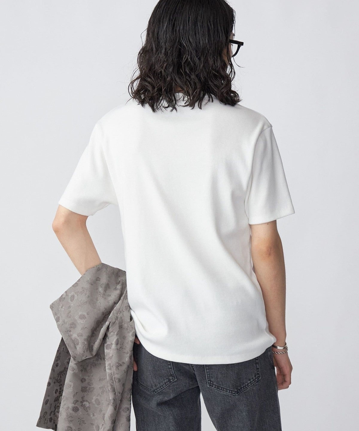 SHIPS: ピマコットン フライス クルーネック Tシャツ