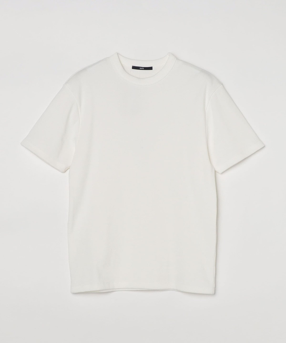 SHIPS: ピマコットン フライス クルーネック Tシャツ