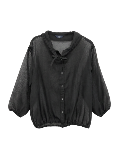 51:SHEER LNN LIKE ANORAK SHIRT