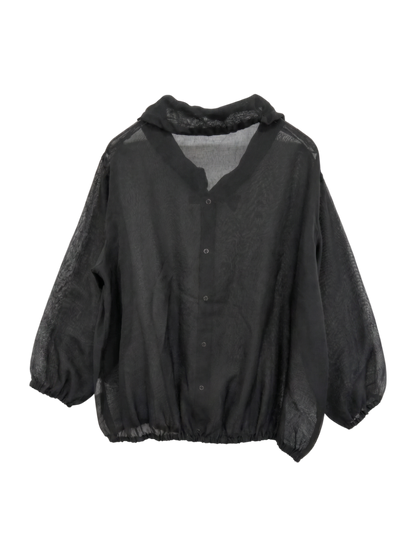 51:SHEER LNN LIKE ANORAK SHIRT