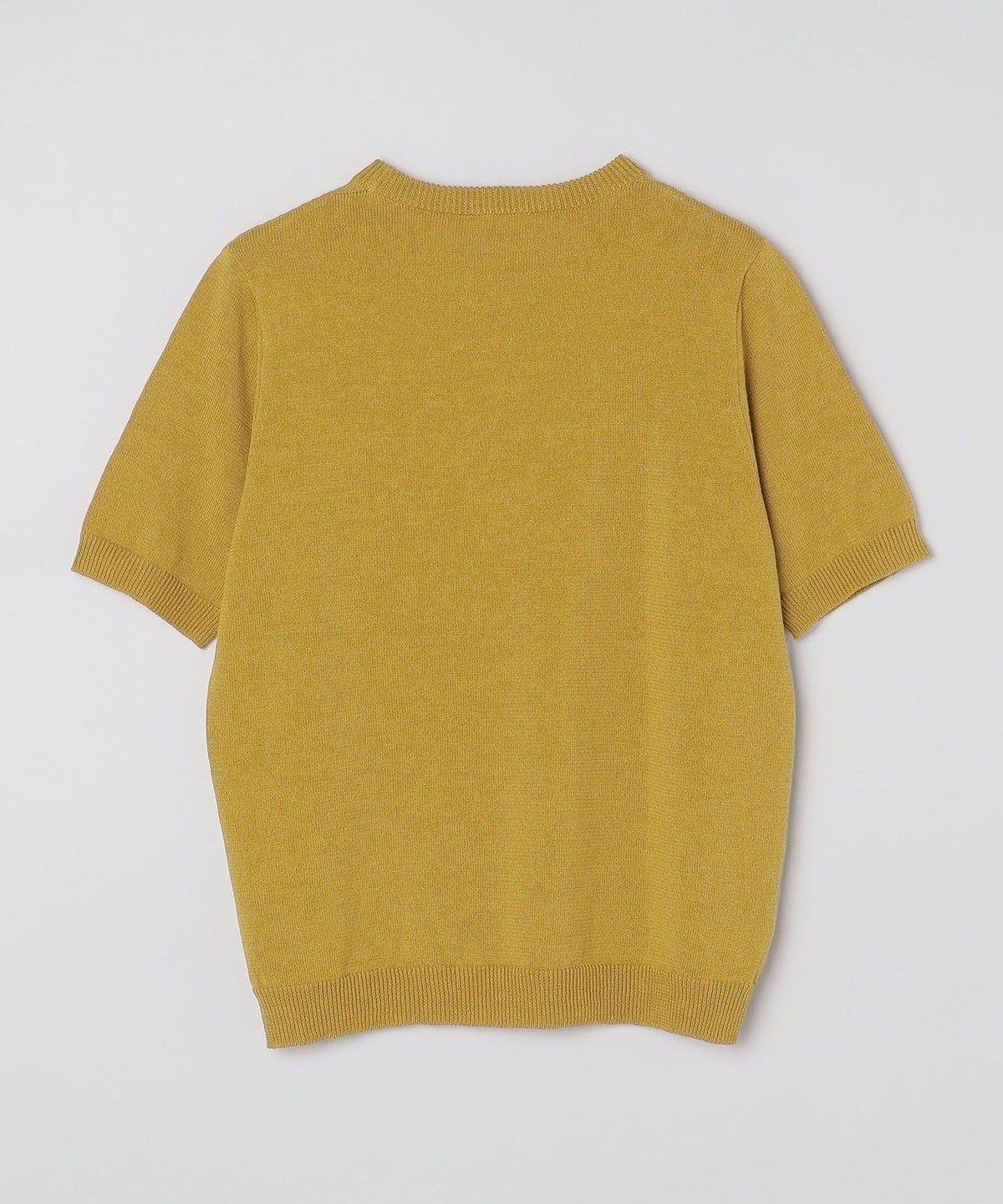 SHIPS: ラグジュアリー コットン リネン クルーネック ニット Tシャツ