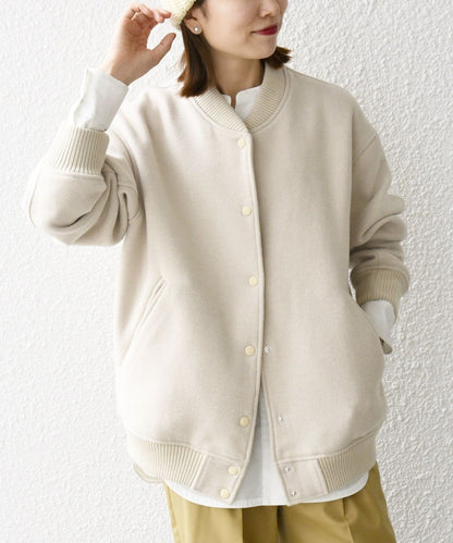 【WEB限定】SHIPS any: バーシティ ジャケット 24FW