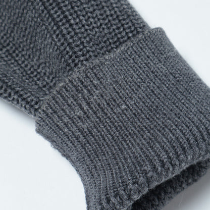 【WEB限定】SHIPS: 《洗えるニット》畦編み リラックスフィット モックネック プルオーバー