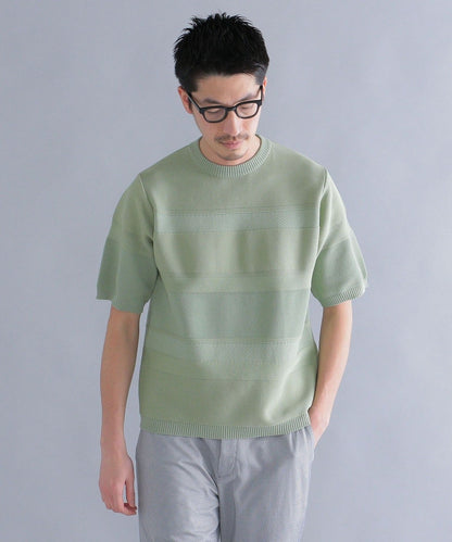 SHIPS: japan quality AMOSSA(R) リンクス ニットTシャツ