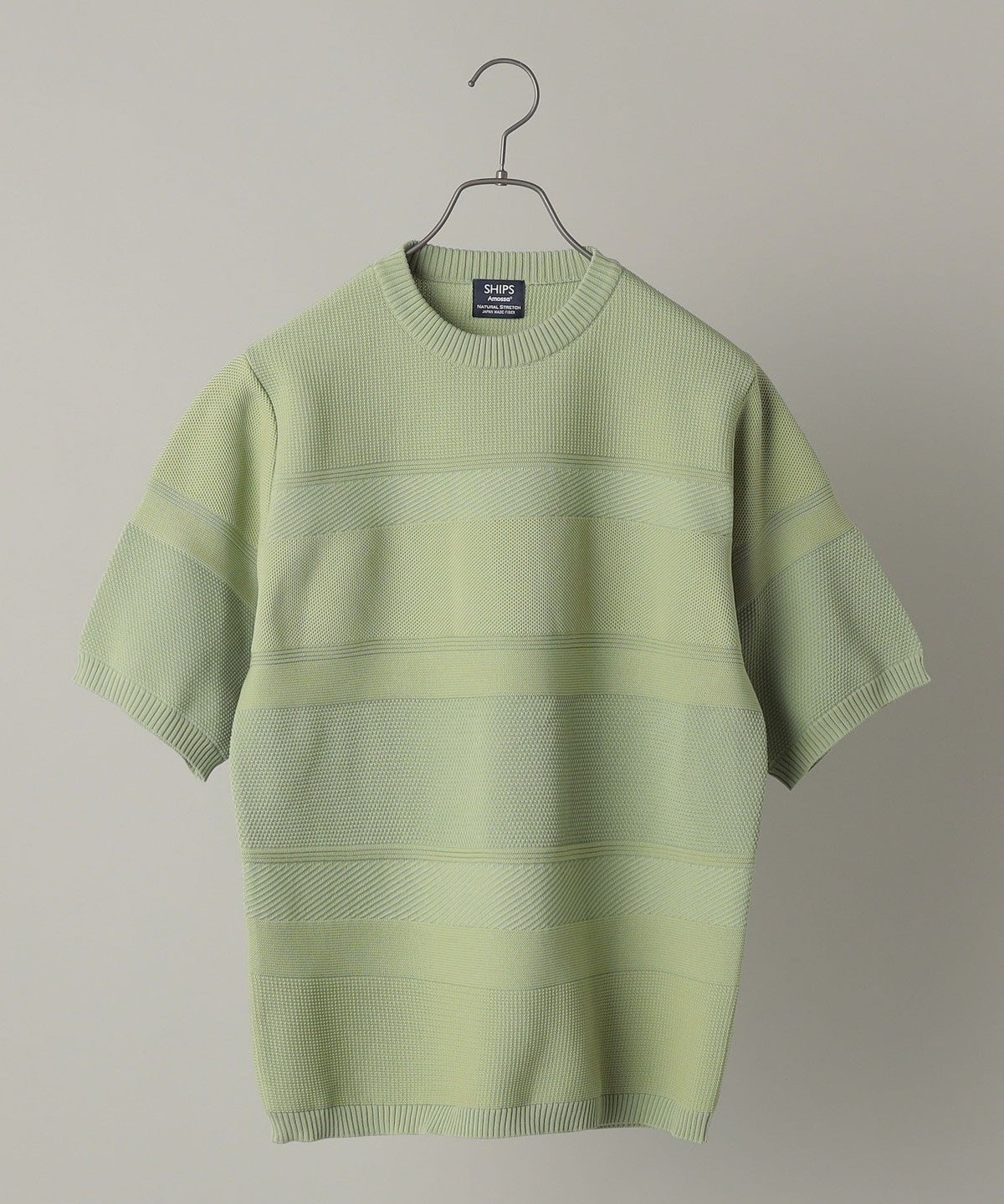 SHIPS: japan quality AMOSSA(R) リンクス ニットTシャツ