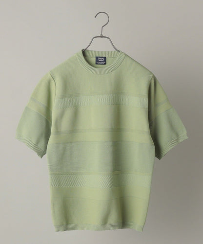 SHIPS: japan quality AMOSSA(R) リンクス ニットTシャツ