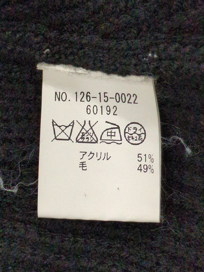 SHIPS JET BLUE: アゼ編み スリットニット