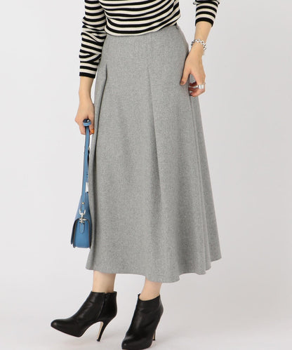 PrimaryNavyLabel:バックベルトフレアスカート
