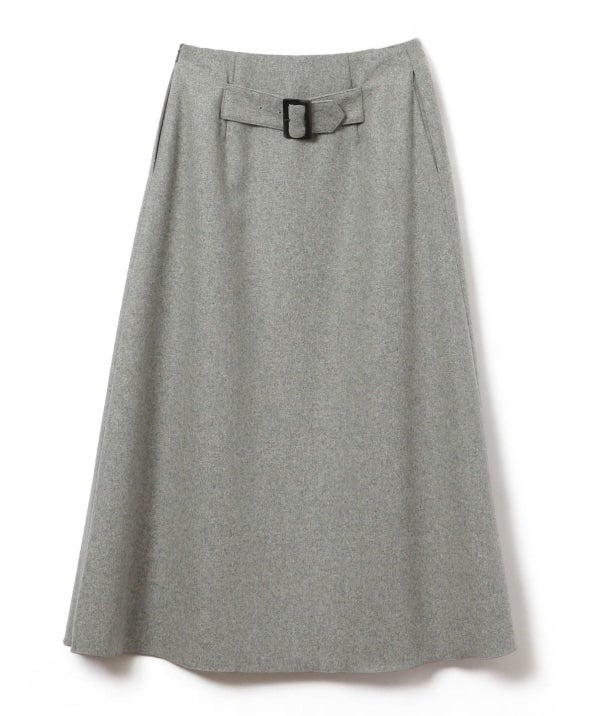 PrimaryNavyLabel:バックベルトフレアスカート