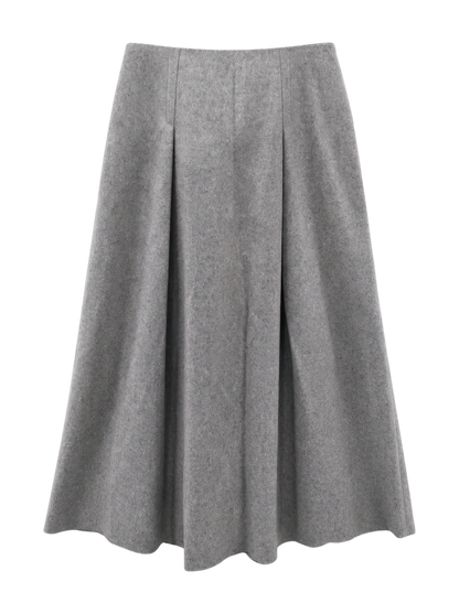 PrimaryNavyLabel:バックベルトフレアスカート