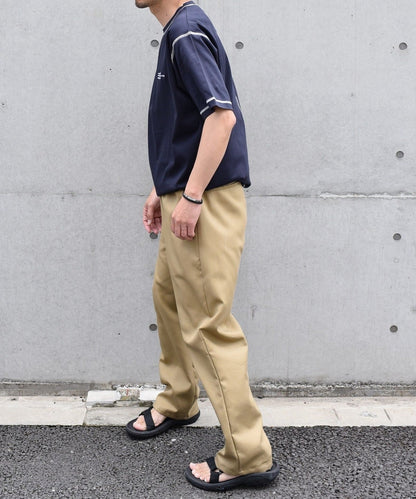 【WEB限定】SHIPS any: 〈接触冷感〉COTTON USA Cool touch ワンポイント ロゴ ステッチ デザイン Tシャツ