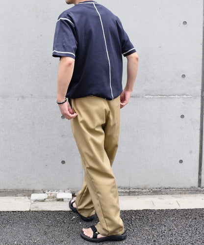 【WEB限定】SHIPS any: 〈接触冷感〉COTTON USA Cool touch ワンポイント ロゴ ステッチ デザイン Tシャツ