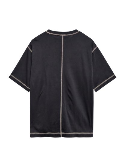 【WEB限定】SHIPS any: 〈接触冷感〉COTTON USA Cool touch ワンポイント ロゴ ステッチ デザイン Tシャツ
