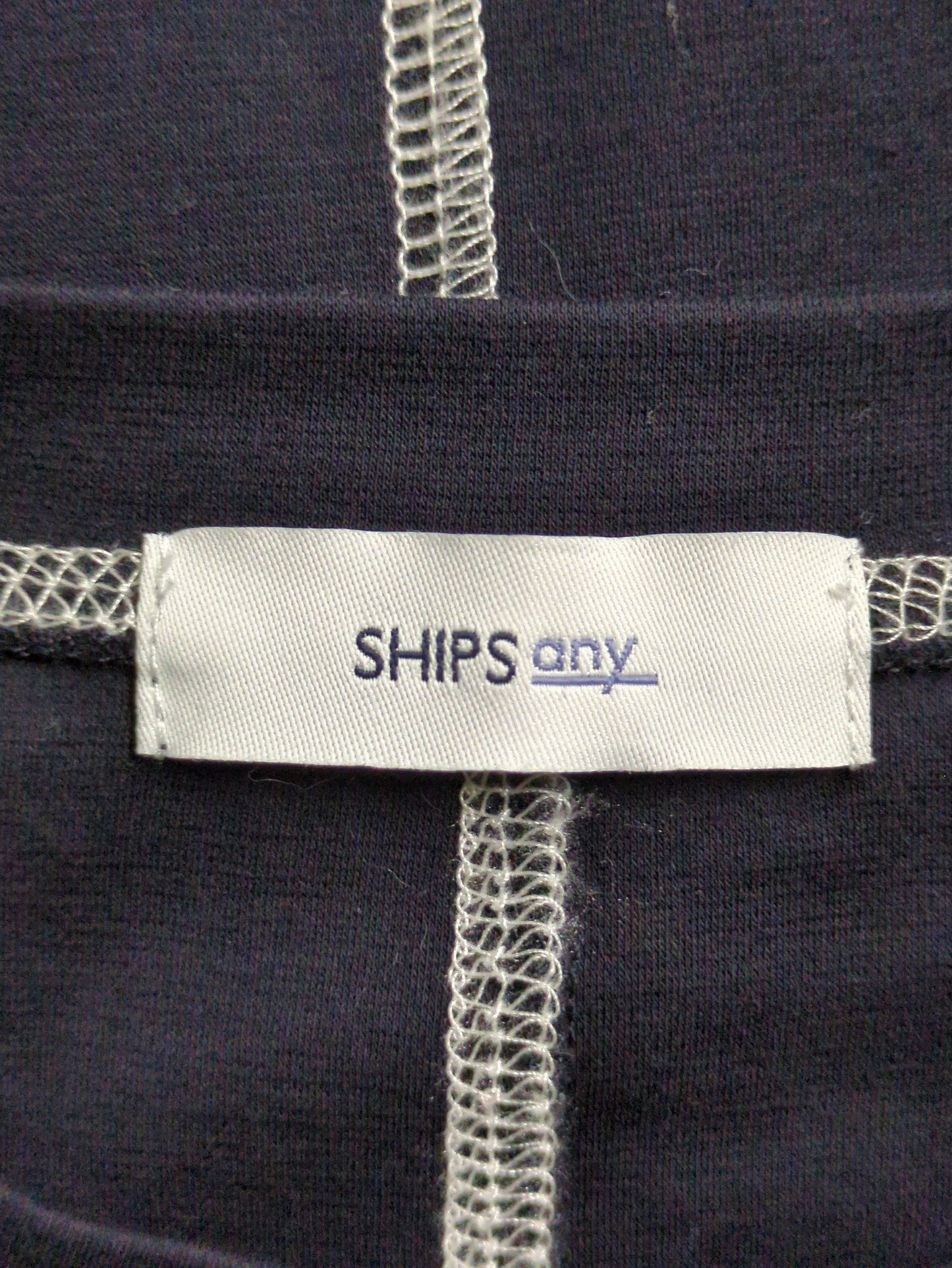 【WEB限定】SHIPS any: 〈接触冷感〉COTTON USA Cool touch ワンポイント ロゴ ステッチ デザイン Tシャツ