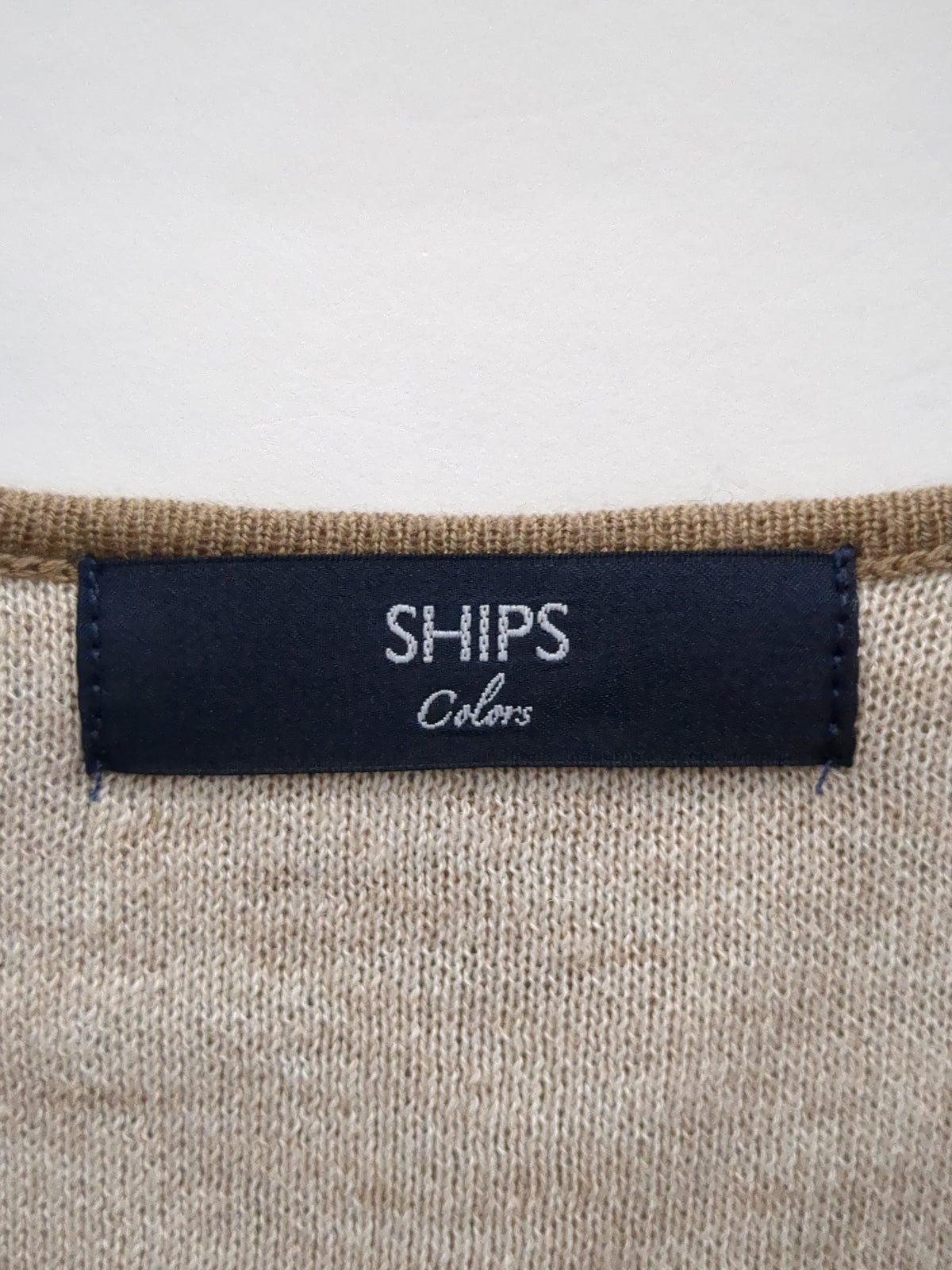 SHIPS Colors:Vネックニット