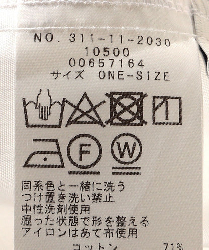 〈手洗い可能〉裾 ドロスト メタル ボタン ブラウス