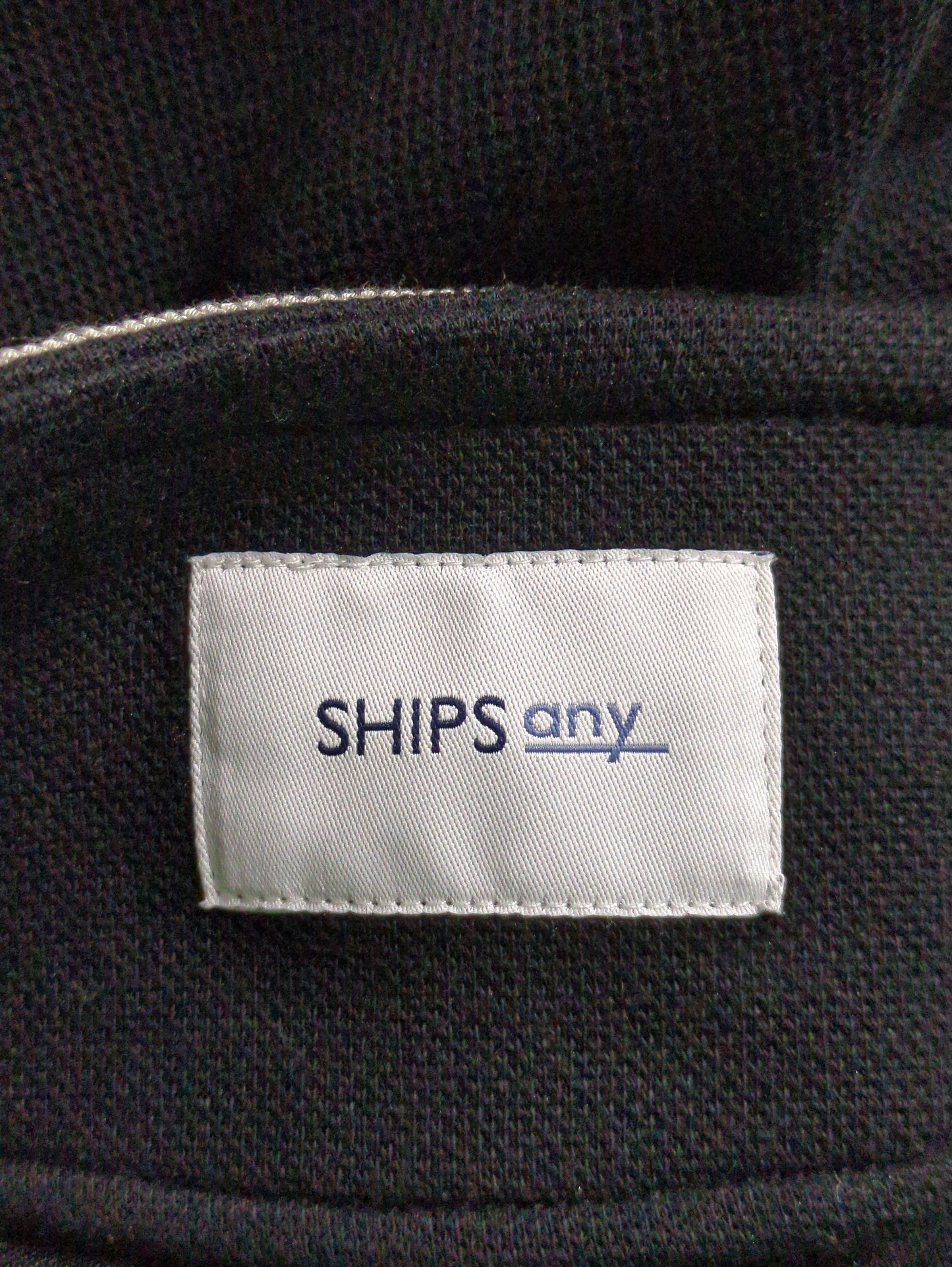 SHIPS any:〈UVカット〉ジャージー パイピング ノーカラー コート