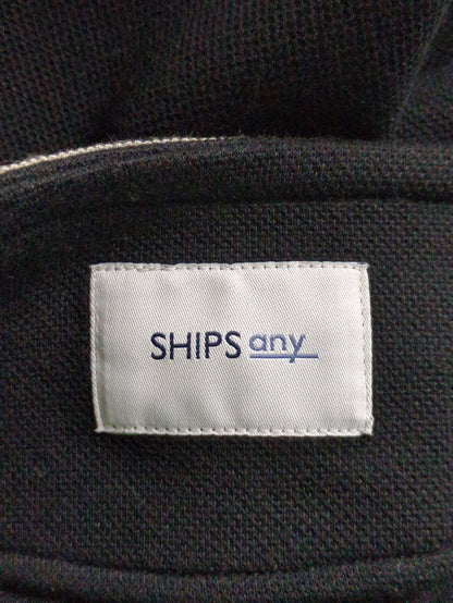 SHIPS any:〈UVカット〉ジャージー パイピング ノーカラー コート