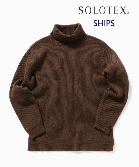 SHIPS: SOLOTEX(R) カシミヤブレンド タートルネック ニット