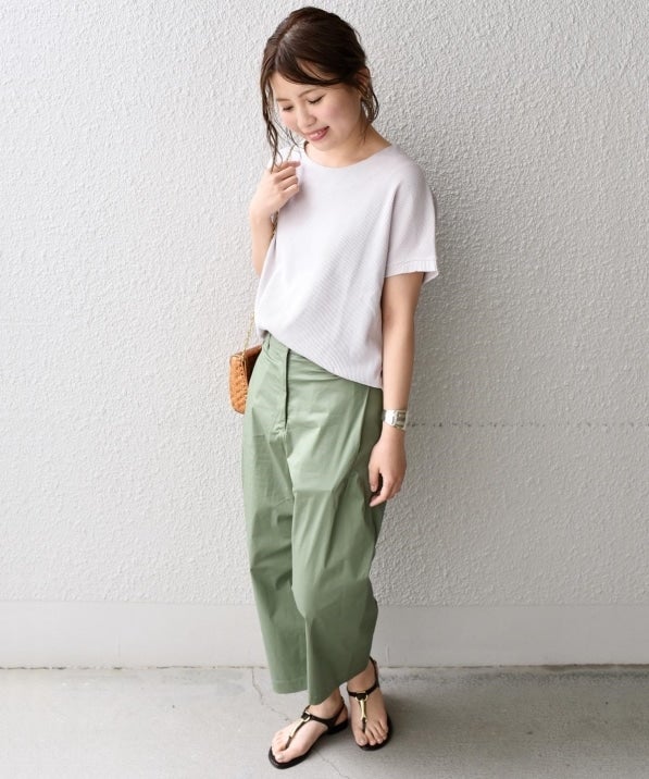 liflattie ships:ワッフルスリーブレストップス