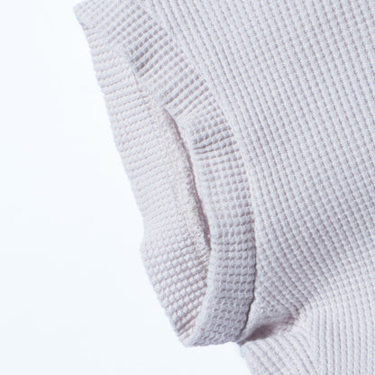 liflattie ships:ワッフルスリーブレストップス