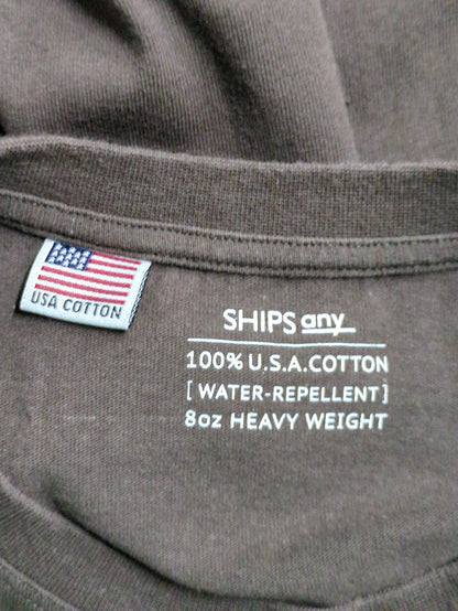 SHIPS any: USAコットン ベーシック ポケット Tシャツ